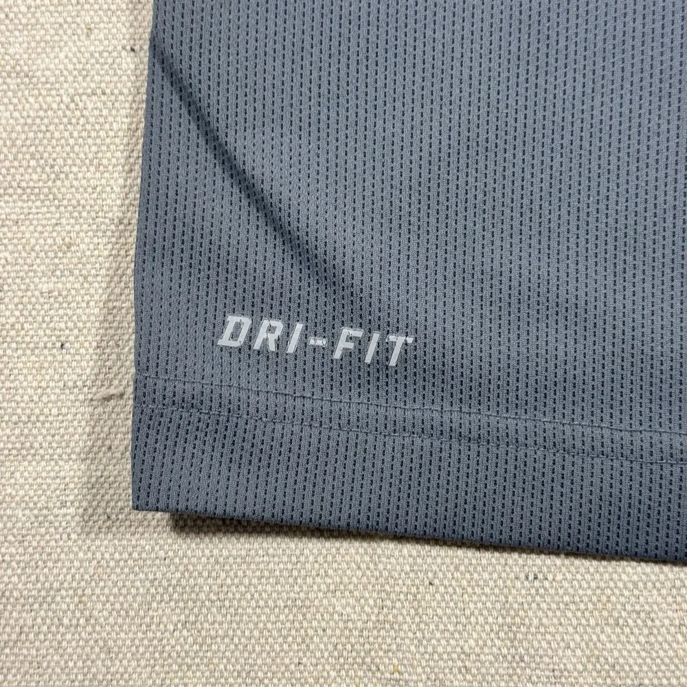 Nike‎ Dri-FIT Tennessee Volunteers Coaches Polo Shirt Large Gray Short Sleeve